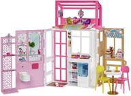 Domček pre bábiky Barbie Rozťahovací 2 poschodový 76 cm