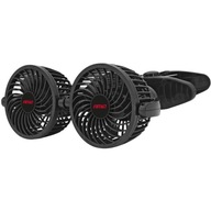 DVOJITÝ VENTILÁTOR DO AUTO s klipom 2x4' 12V DVOJITÝ VENTILÁTOR DO AUTO s klipom 2x4' 12V
