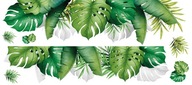 Samolepka na stenu TROPICAL LEAVES, bezfarebná Samolepka na stenu TROPICAL LEAVES, bezfarebná