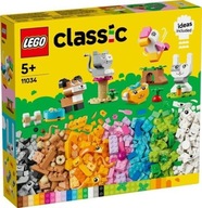 LEGO CLASSIC 11034 KREATÍVNE ZVIERATKÁ, LEGO