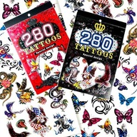 Tetovacia sada Temporary Washable Tattoos Red Tetovacia sada Temporary Washable Tattoos Red