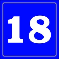Nie 95 Číslica 18 - VÝSTRAŽNÁ TABUĽKA Nie 95 Číslica 18 - VÝSTRAŽNÁ TABUĽKA