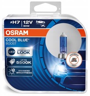 H7 ŽIAROVKY PRE AUDI A3 8P 8V A4 B5 B6 B7 B8 A5 5500K COOL BLUE BOOST BIELA