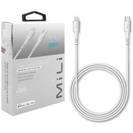 Lightning USB-C Power Delivery 200cm MFI kábel