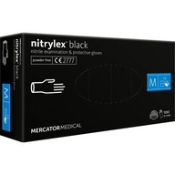 MERCATOR Nitrylex Black M 100 nitrilové rukavice MERCATOR Nitrylex Black M 100 nitrilové rukavice