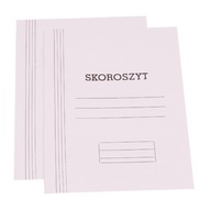 Obyčajná biela kartónová zložka A4 s fúzmi, 50 ks