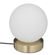 Guľová nočná lampa Dris Gold 16 cm, očarujúca zlatá základňa, 230 V Guľová nočná lampa Dris Gold 16 cm, očarujúca zlatá základňa, 230 V