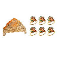6. na vianočné obrúsky + držiak na obrúsky