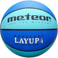 Basketbalová lopta Meteor Layup modrá 07028 r 4