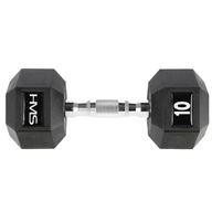 Pogumovaná oceľová činka Hex Pro 10 kg Pogumovaná oceľová činka Hex Pro 10 kg