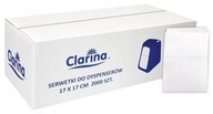 Biely dávkovač obrúskov 17x17cm - 2000 ks Clarina Biely dávkovač obrúskov 17x17cm - 2000 ks Clarina