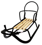 KOVOVÉ A DREVENÉ SANKY SVETLÉ 2v1 S OPIERKOU D0 150 KG Čierna KOVOVÉ A DREVENÉ SANKY SVETLÉ 2v1 S OPIERKOU D0 150 KG Čierna