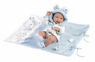 Bábika Baby Nico s modrou dekou, 40 cm