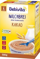 BEBIVITA MLIEKO ŠEDÁ, KAKAOVÉ A VITAMÍNY 500g 8m BEBIVITA MLIEKO ŠEDÁ, KAKAOVÉ A VITAMÍNY 500g 8m