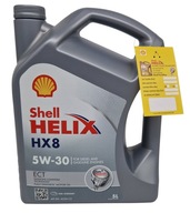 SHELL HELIX HX8 ECT 5L + PRÍvesok SHELL ZDARMA