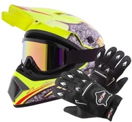 PRILBA ENDURO QUAD XL KRÍŽOVÁ PRILBA + OKULIARE + SET RUKAVICE PRILBA ENDURO QUAD XL KRÍŽOVÁ PRILBA + OKULIARE + SET RUKAVICE