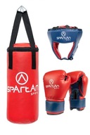 SPARTAN Boxerská súprava pre deti (5 kg taška, rukavice, prilba) Sparta