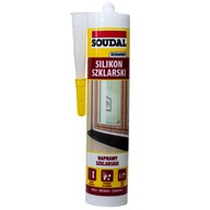 Sklársky silikón Soudal, bezfarebný, 280 ml Sklársky silikón Soudal, bezfarebný, 280 ml