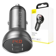 BASEUS RÝCHLA NABÍJAČKA DO AUTA DO ZAPAĽOVAČA ZÁSUVKA 2x USB 24W LED BASEUS RÝCHLA NABÍJAČKA DO AUTA DO ZAPAĽOVAČA ZÁSUVKA 2x USB 24W LED