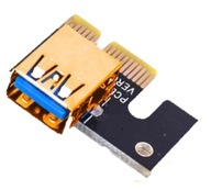 PCI-e x1 USB 3.0 PCI 1X PCIE Riser Board Bager