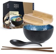 JAPONSKÝ SET MISKA NA POLIEVKU RAMEN, TYČKY, LYŽIČ JAPONSKÝ SET MISKA NA POLIEVKU RAMEN, TYČKY, LYŽIČ
