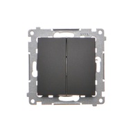 TLAČIDLO ZVONKU SIMON 54 S LED ČIERNA MAT TLAČIDLO ZVONKU SIMON 54 S LED ČIERNA MAT