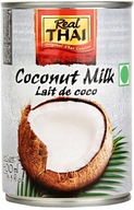 Mlieko, kokosové mlieko Light 400ml Real Thai