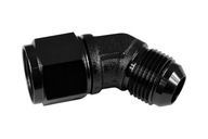 AN6 45' Vsuvkový adaptér samica-samec JIC Black AN6 45' Vsuvkový adaptér samica-samec JIC Black