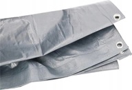 4m x 8m PEVNÁ OCHRANNÁ PLACHTA, SIVÁ VODEODOLNÁ. 4m x 8m PEVNÁ OCHRANNÁ PLACHTA, SIVÁ VODEODOLNÁ.
