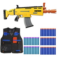 NERF FORTNITE RISKY REELER AR-L LAUNCHER + EXTRAS