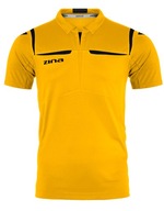 SIENA - Rozhodcovská košeľa, krátky rukáv, žltá; L.