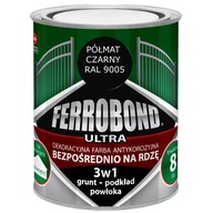 Ferrobond farba na kov na liatinu, POLOMATNÁ ČIERNA Ferrobond farba na kov na liatinu, POLOMATNÁ ČIERNA