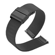 20 mm náramok na hodinky BLACK Steel MESH 20 mm náramok na hodinky BLACK Steel MESH