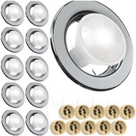10x LED STROPNÁ LAMPA + HALOGÉN GU10 10x LED STROPNÁ LAMPA + HALOGÉN GU10