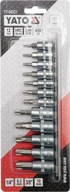 SADA KĽÚČOV TORX NA 12-DIELNEJ LIŠNE. Sada torx kľúčov na 12-dielnej koľajnici Yato SADA KĽÚČOV TORX NA 12-DIELNEJ LIŠNE. Sada torx kľúčov na 12-dielnej koľajnici Yato