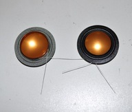 Titánovo zlatá kupolová cievka 25,4 mm 8ohm, audio monitor
