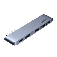 UGREEN Hub pre MacBook Pro/Air 2x USB-C 3x USB3.0