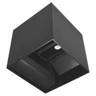 FASÁDNA KINKIE LED 2*3W Štvorcová 4000K ČIERNA FASÁDNA KINKIE LED 2*3W Štvorcová 4000K ČIERNA
