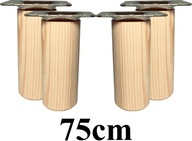 Sústružené DREVENÉ NOHY 75cm, sada 4 + obliečky Sústružené DREVENÉ NOHY 75cm, sada 4 + obliečky