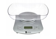Kuchynská váha Brunbeste 1075 strieborná/šedá 5 kg Kuchynská váha Brunbeste 1075 strieborná/šedá 5 kg