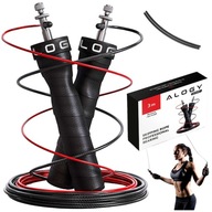 Crossfit Fitness Alogy Sport nastaviteľné boxerské švihadlo s vymeniteľnými lanami