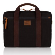 Pánska taška cez rameno, cestovný notebook s rúčkou na kufor, pevná