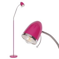 Stojanová lampa kovová ružová Simple E27