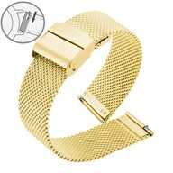 22 mm náramok z oceľovej siete GOLD MOSS MESH 22 mm náramok z oceľovej siete GOLD MOSS MESH