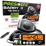 CB RÁDIO pre TIR BUS PRESIDENT BARRY II 12V 24V NB