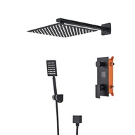 Čierny sprchový set -BLACK 30 LCD Čierny sprchový set -BLACK 30 LCD