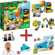 LEGO Duplo 10931 Nákladné a pásové rýpadlo + Lego 30648 Veľryba