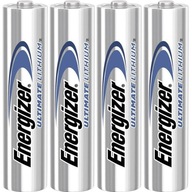 4x ENERGIZER Ultimate Lithium R03 AAA 1,5V batéria