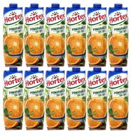 ŠŤAVA Hortex Pomarańcza Pomarančový džús 100%, krabička 1l x 12