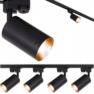Sada: Prípojnica 1m + 4x LED svietidlo GU10 Sada: Prípojnica 1m + 4x LED svietidlo GU10